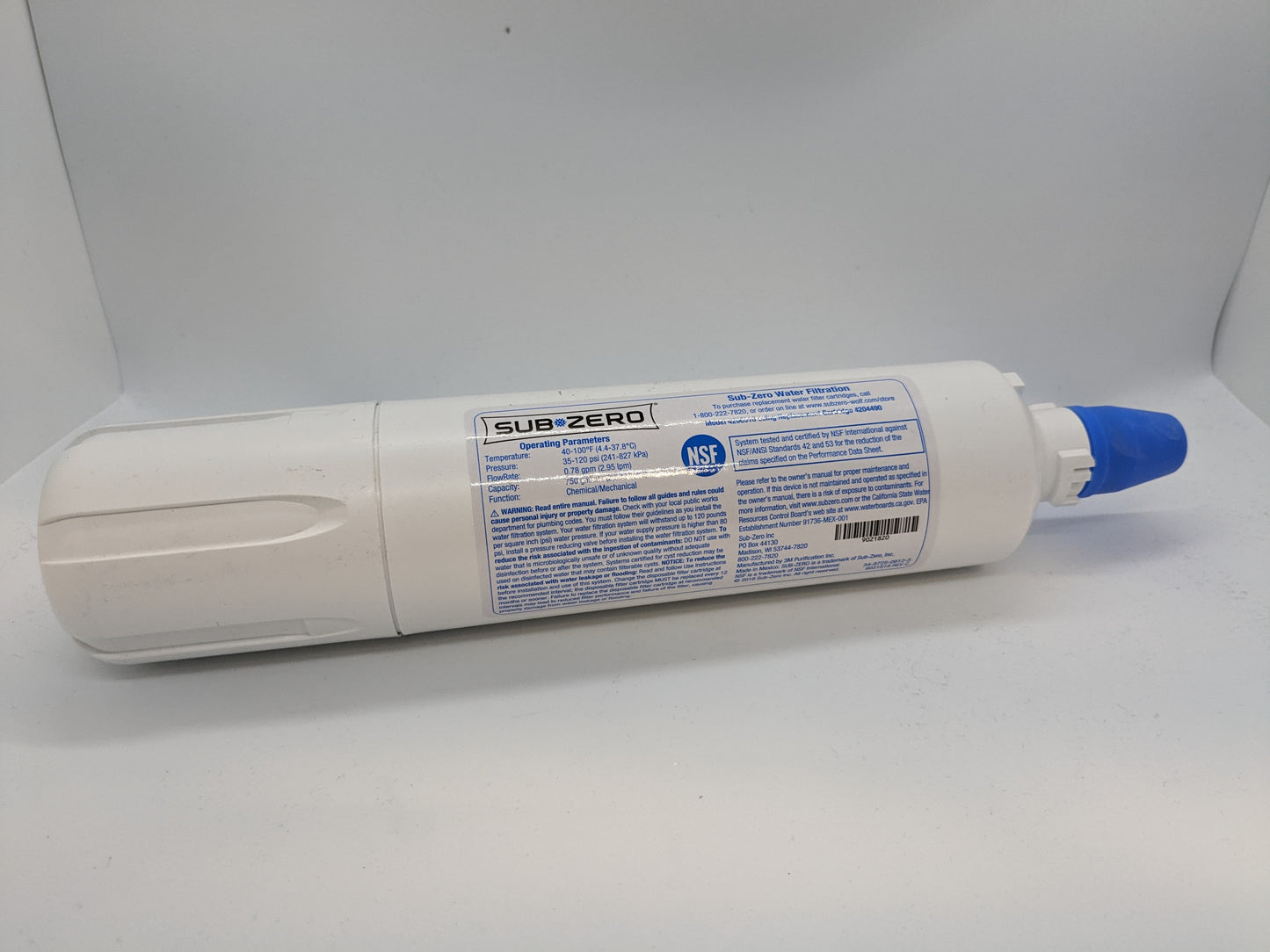 SubZero Wasserfilter 4204490 ab S/N 4134313