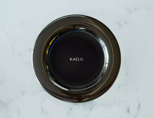 KAELO integrierter Champagner/Weinkühler Schwarz poliert 300mm x 160mm
